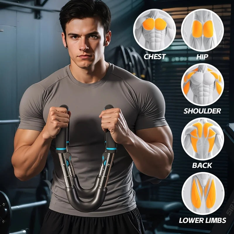 Adjustable U-Shaped Arm Trainer for Upper Body Strength