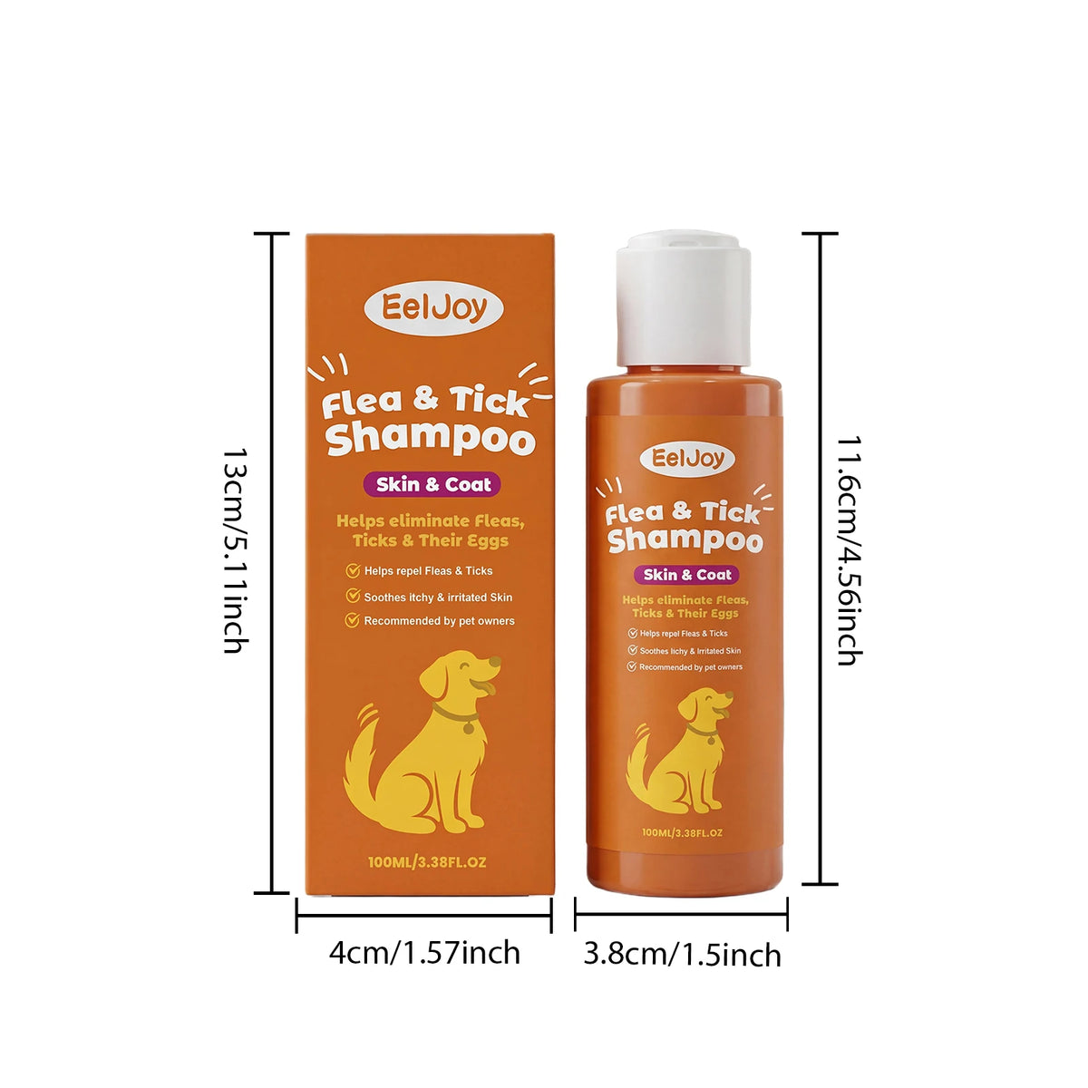 Gentle Pet Shampoo for Cleaning Odor Control and Coat Care
