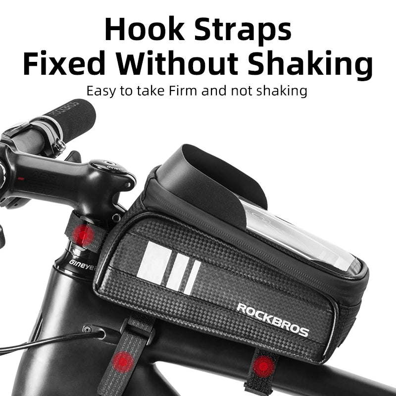 ROCKBROS Waterproof Touchscreen Bicycle Frame Bag for Cycling