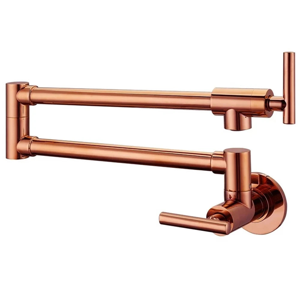 Bagnolux Wall Mounted Swivel Folding Kitchen Pot Filler Faucet