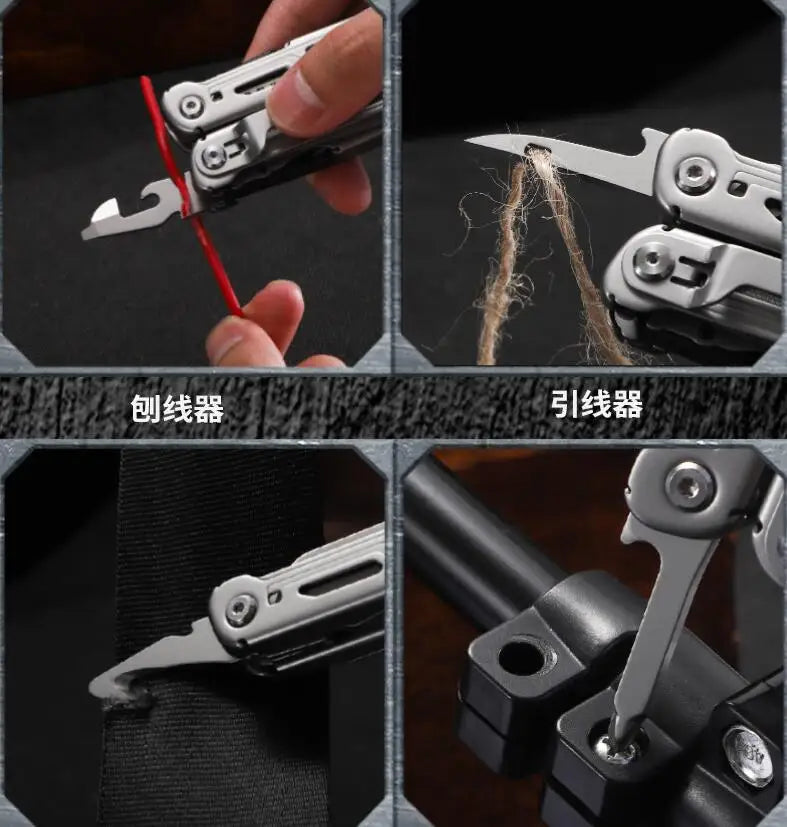 Daicamping DL10 Folding Multitool With Emergency Knife And Pliers