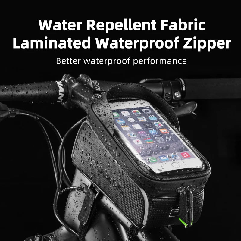 ROCKBROS Waterproof Touchscreen Bicycle Frame Bag for Cycling