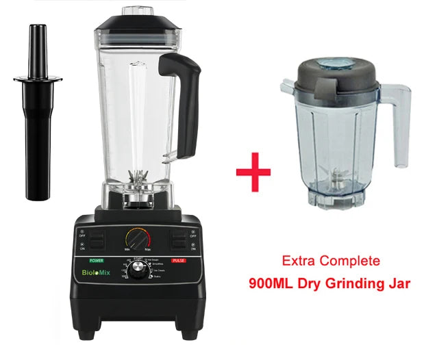 BioloMix Professional Blender With Smart Timer For Smoothies And Ice