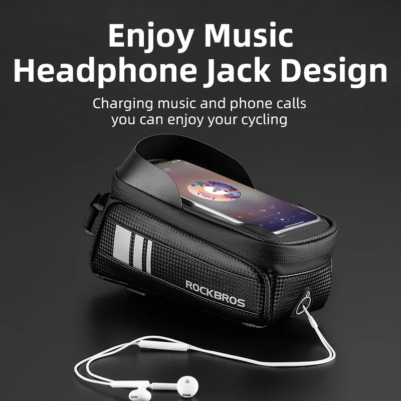 ROCKBROS Waterproof Touchscreen Bicycle Frame Bag for Cycling
