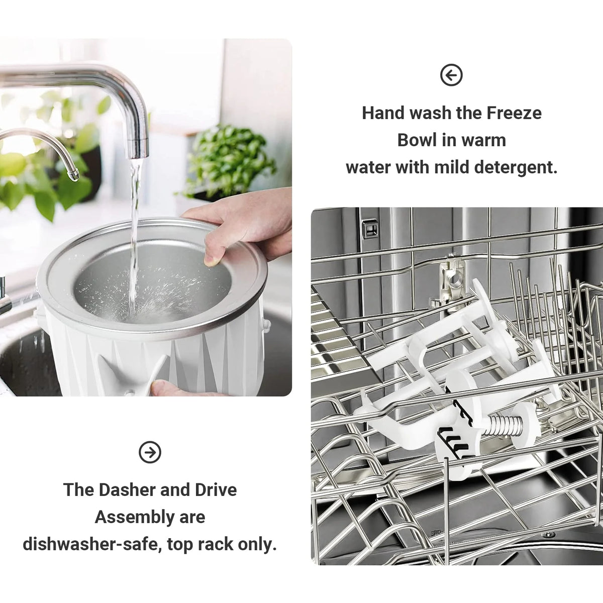 Ice Cream Maker Attachment Compatible With KitchenAid Stand Mixers