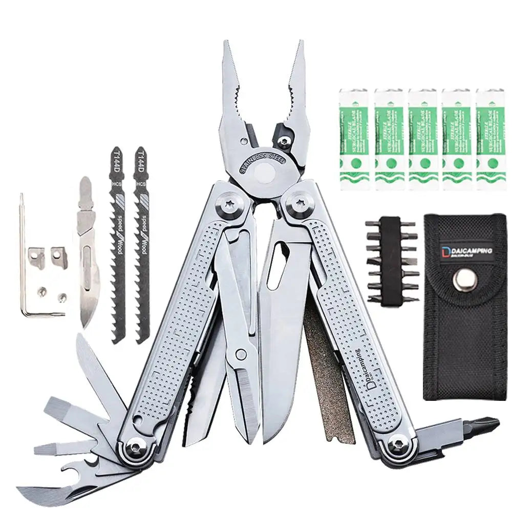 Daicamping DL30 Stainless Steel Folding Multi Tool With Pliers