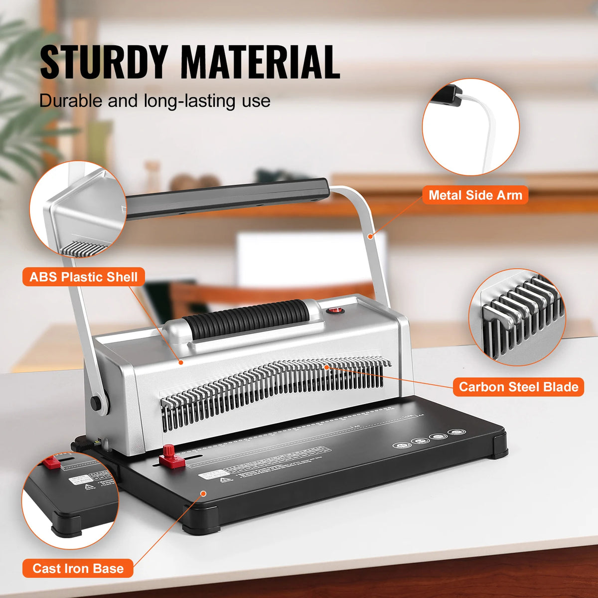SucceBuy Manual Coil Binding Machine With 34 Hole Punch