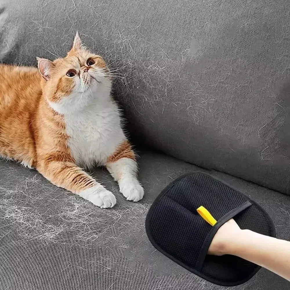 Pet Grooming Deshedding Glove Hair Remover For Dogs And Cats
