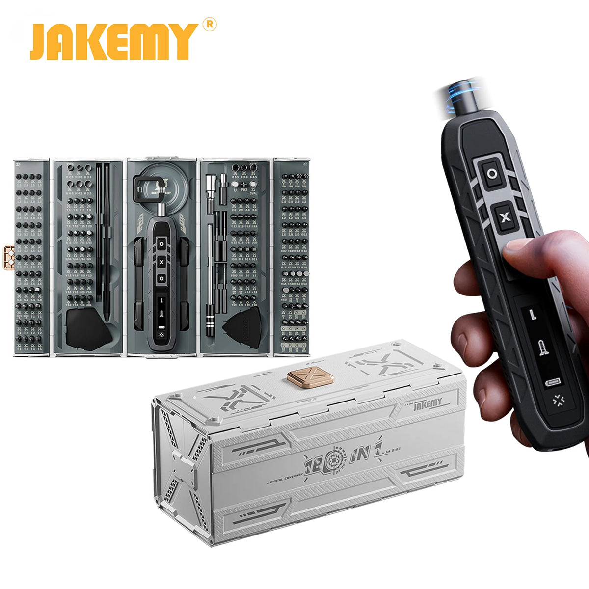 JAKEMY 180 In 1 Precision Magnetic Screwdriver Repair Tool Set