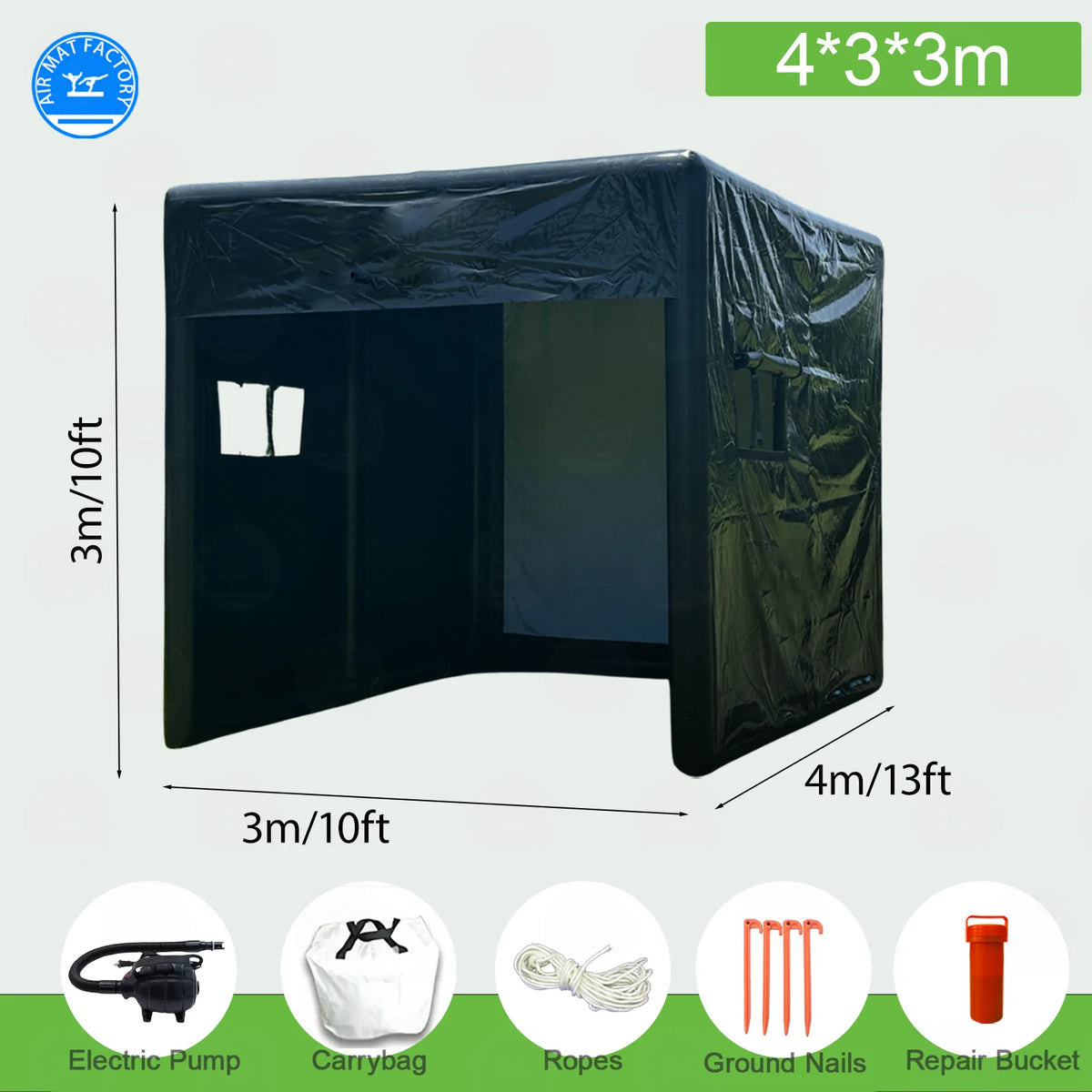 Inflatable PVC Golf Simulator Enclosure for Indoor and Outdoor Practice