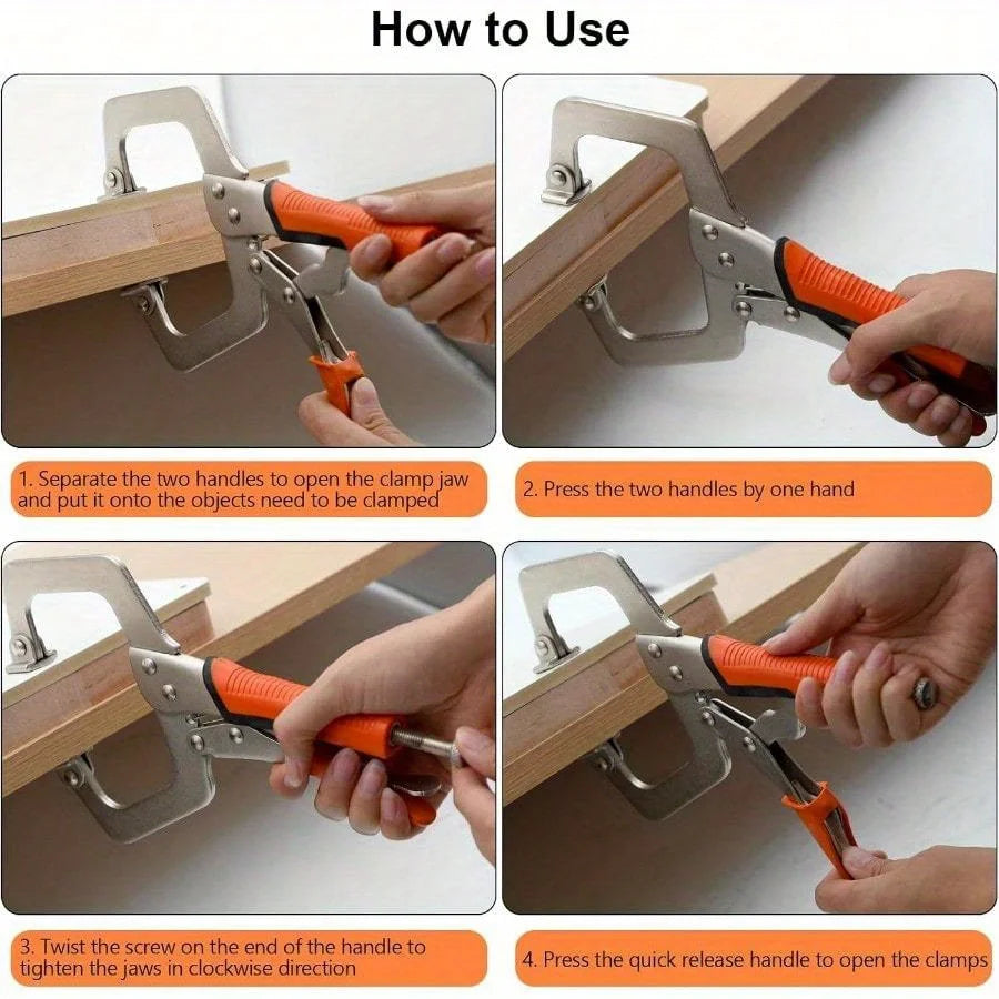 Heavy Duty Adjustable Locking Pliers for Woodworking and Welding