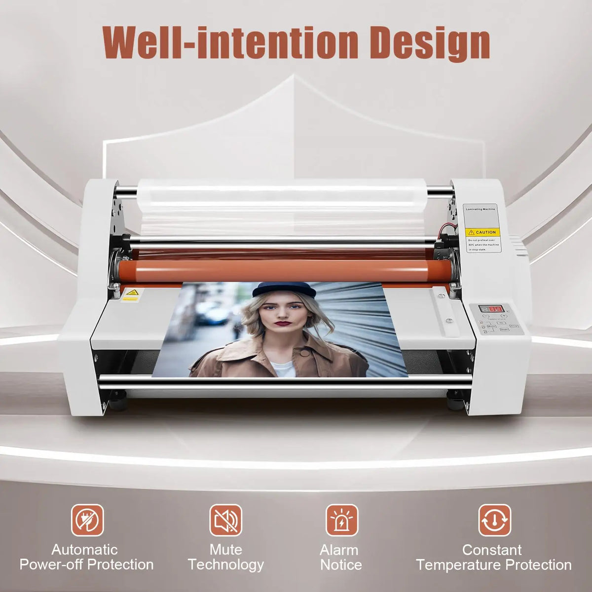 700W Double Sided Laminating Machine With Dual Heating Modes