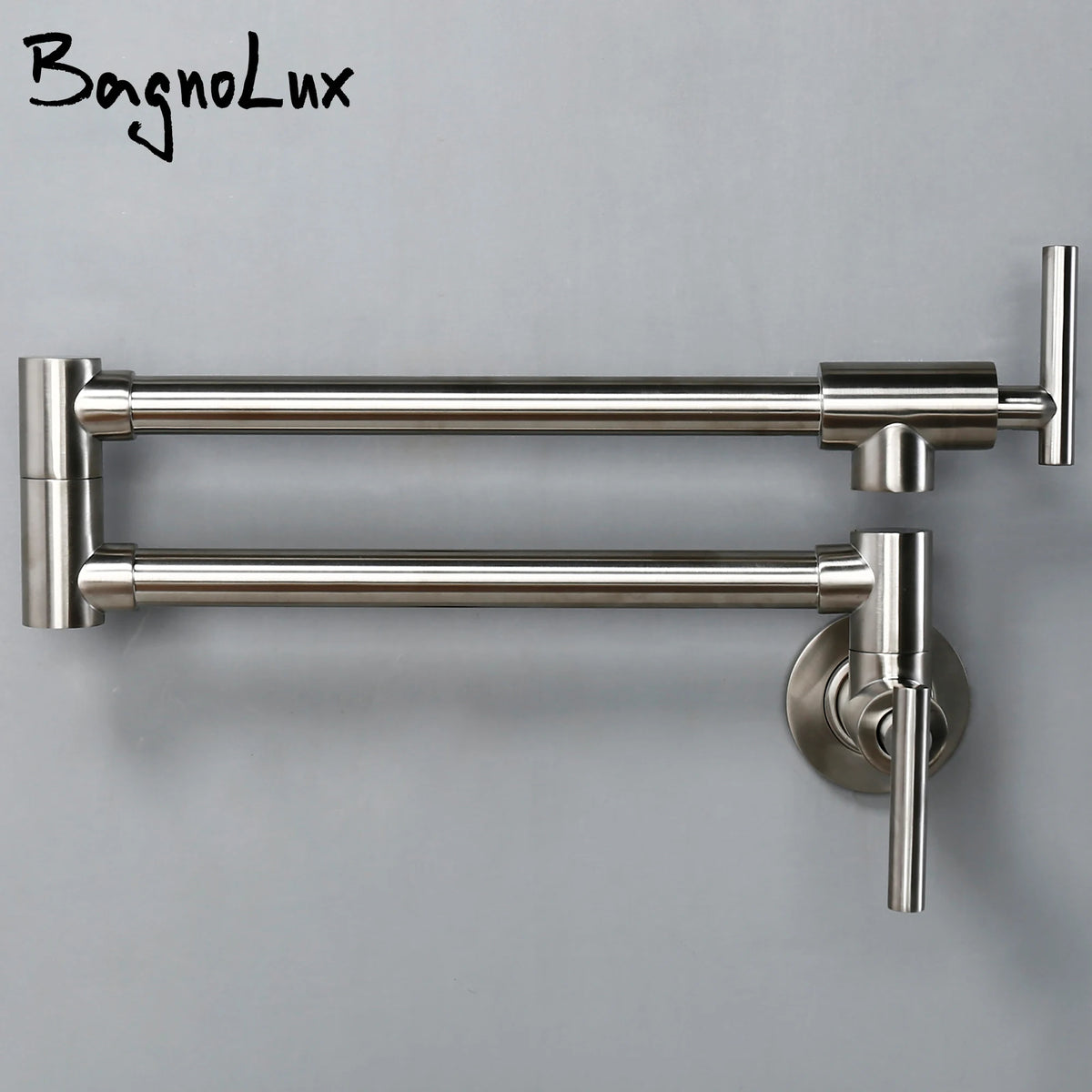 Bagnolux Wall Mounted Swivel Folding Kitchen Pot Filler Faucet