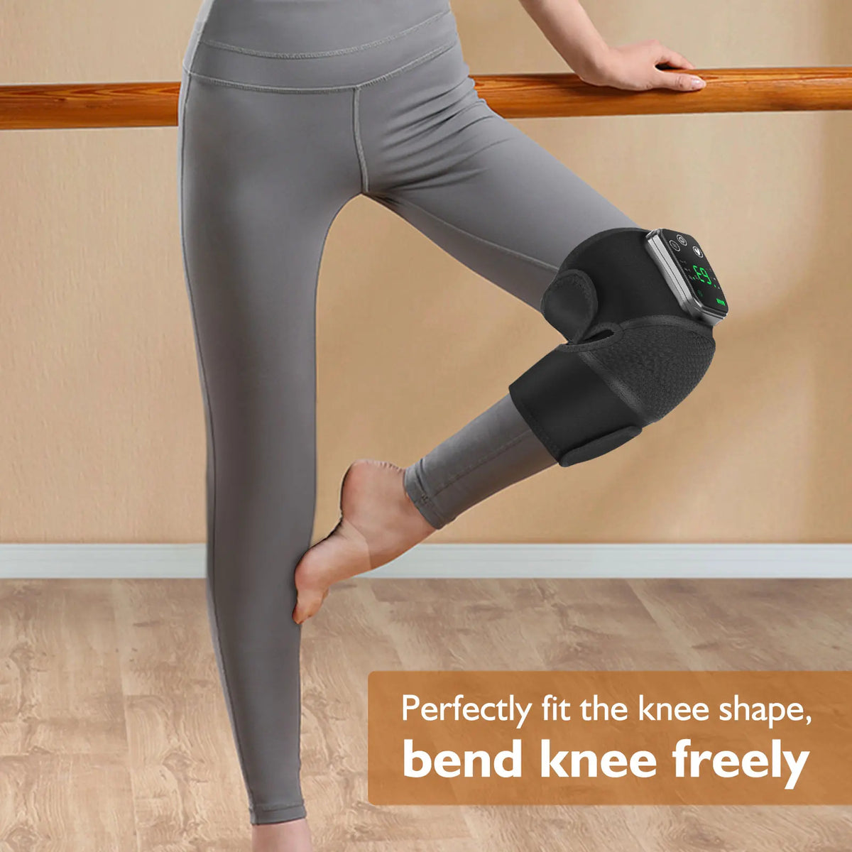 Hailicare Cordless 3-In-1 Thermal Knee Brace With Vibration Massage