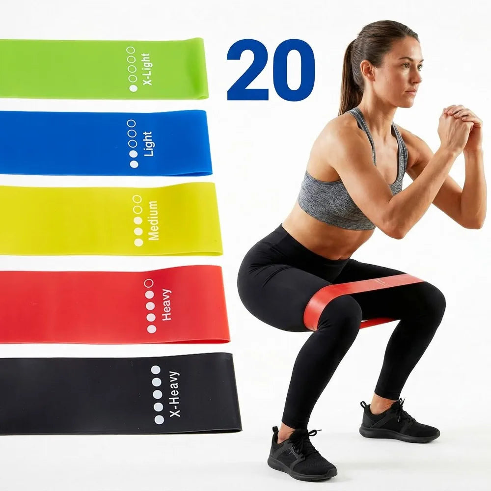 TPE Resistance Bands Set for Strength Training and Stretching