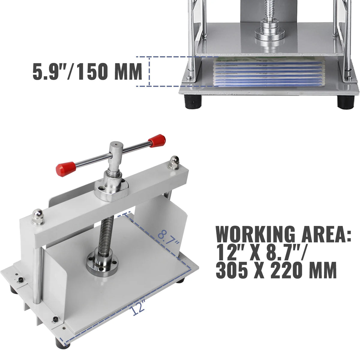 SucceBuy Manual Paper Press Machine for Papermaking and Bookbinding