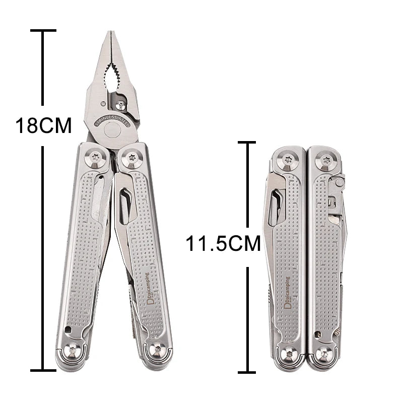 Daicamping DL30 Stainless Steel Folding Multi Tool With Pliers