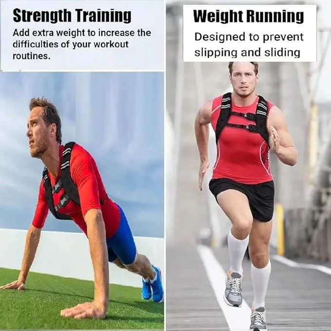 Weighted Workout Vest for Strength Training Jogging and Cardioiyanas