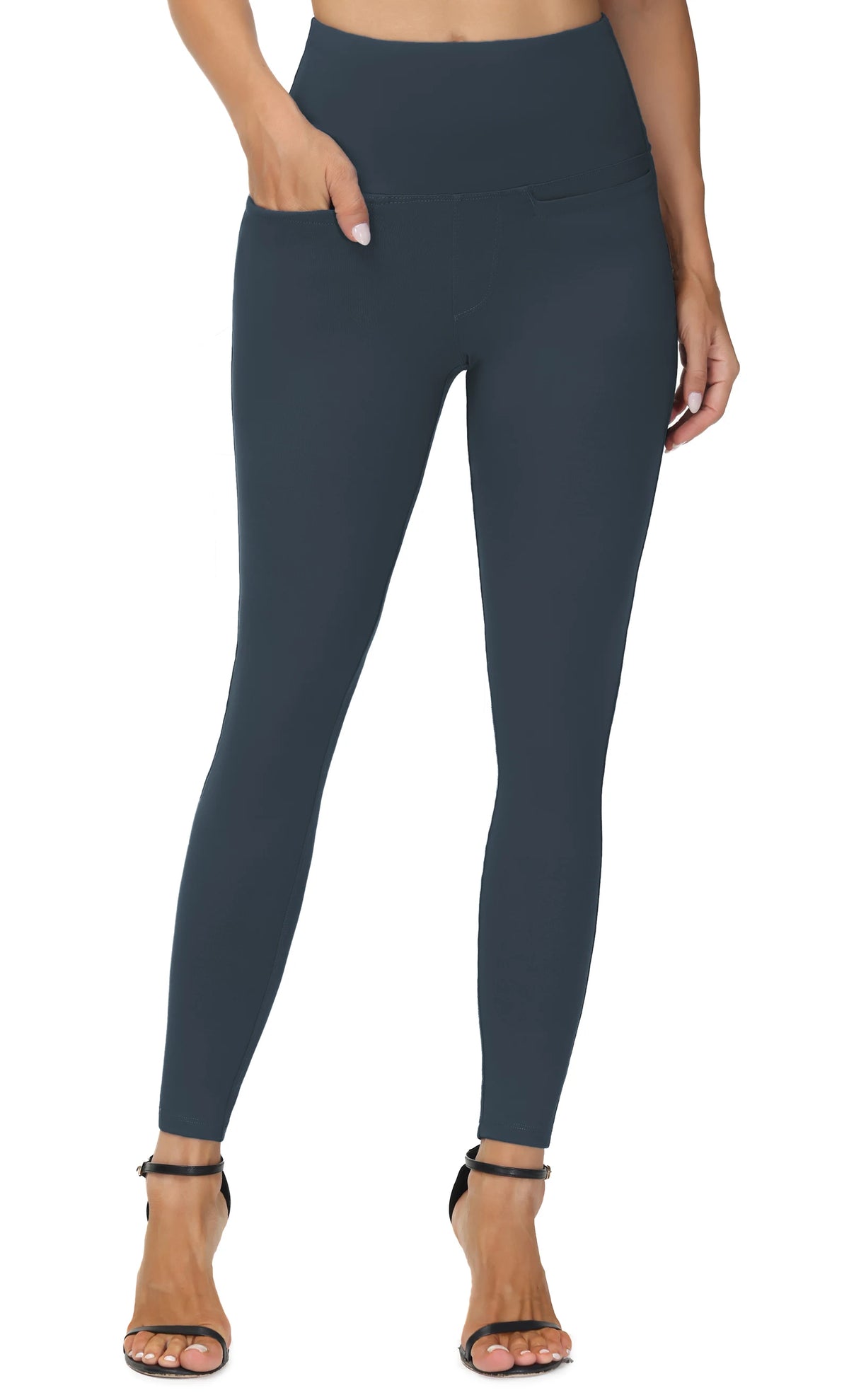 THE GYM PEOPLE Women's Tummy Control Yoga Leggings With Pockets