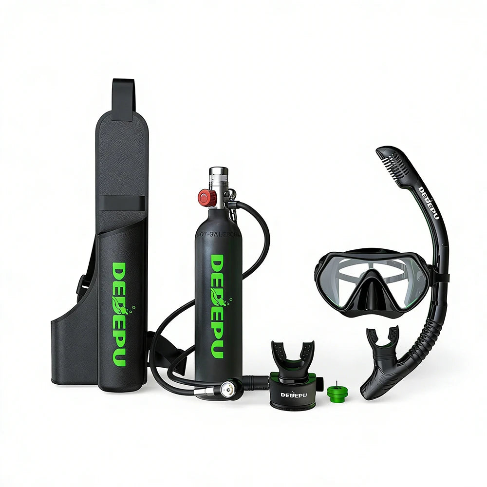DEDEPU Portable Mini Diving Tank With Diving Mask And Snorkel