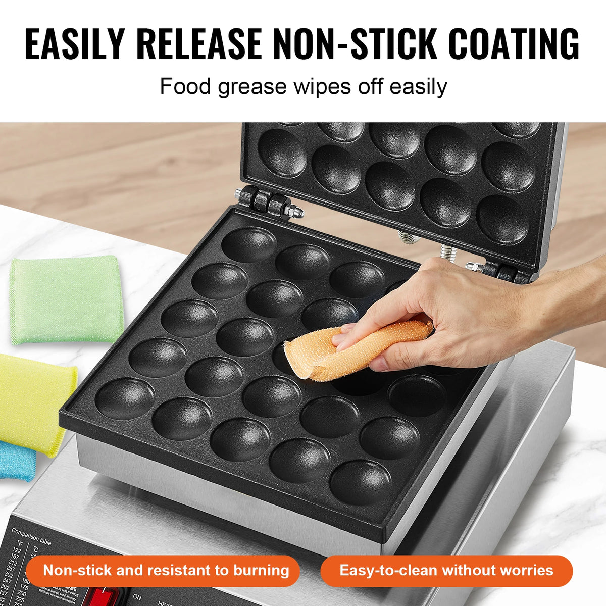 SucceBuy Electric Dorayaki And Dutch Pancake Maker With Temperature Control