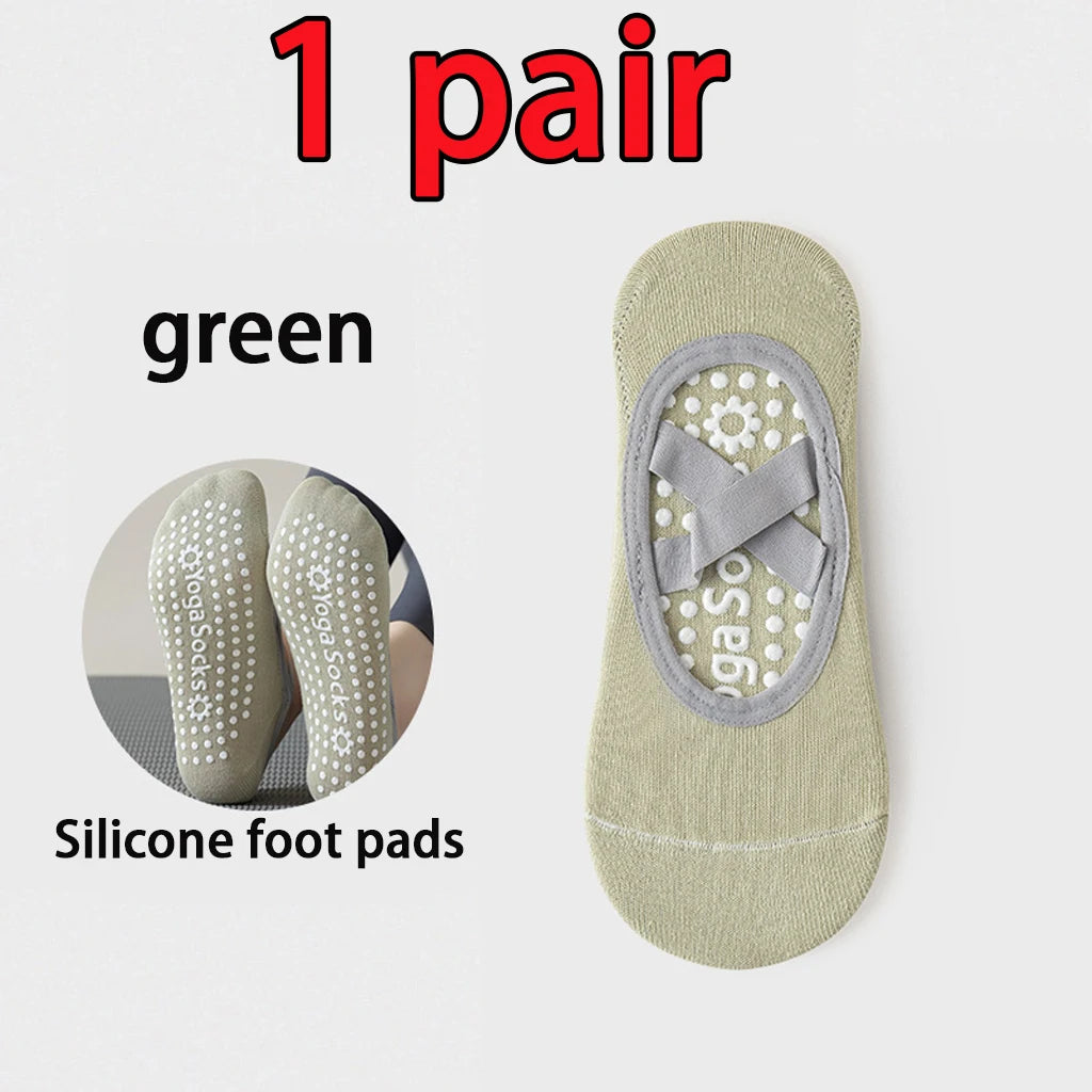 Non Slip Yoga Grip Socks for Pilates Ballet and Dance