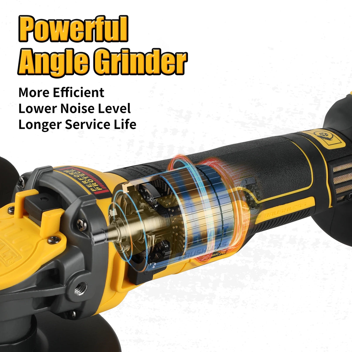 DEWALT Brushless Cordless Angle Grinder for Cutting and Grinding Tasks