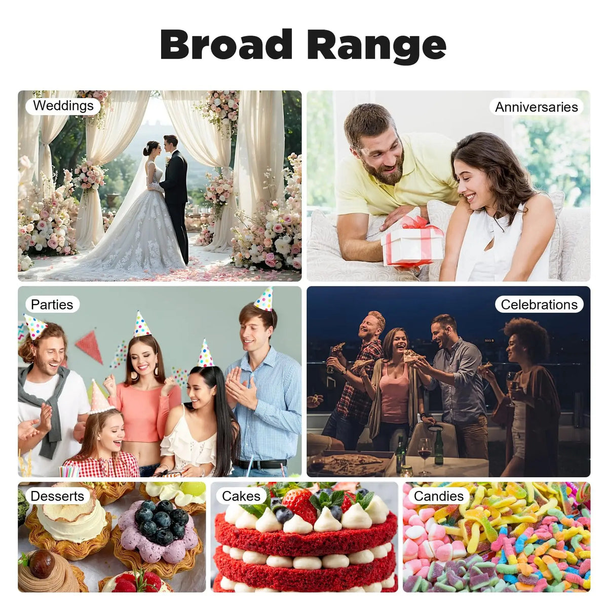 Three Tier Wooden Dessert Stand for Cakes Pastries and Parties