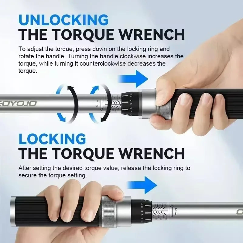 Professional Adjustable Torque Wrench For Bicycle And Automotive Repair Tools