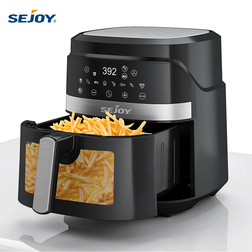 SEJOY Multifunction Air Fryer Oven For Roasting Baking And Dehydrating
