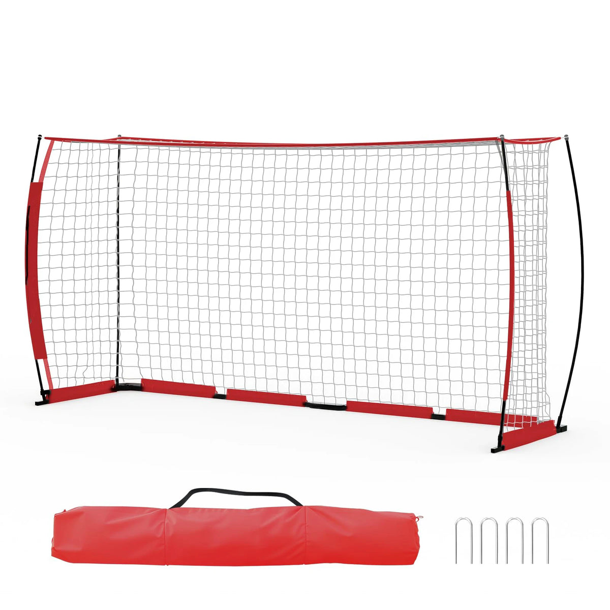 HiMISS Heavy Duty Foldable Soccer Goal for Backyard Training Net