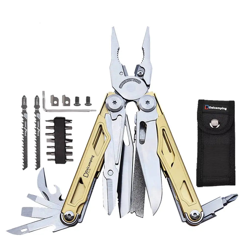 Daicamping DL30 Stainless Steel Folding Multi Tool With Pliers