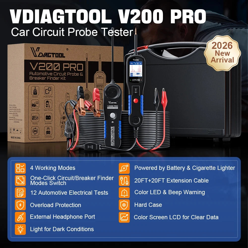 VDIAGTOOL V200PRO Automotive Circuit Probe for Electrical Diagnostics