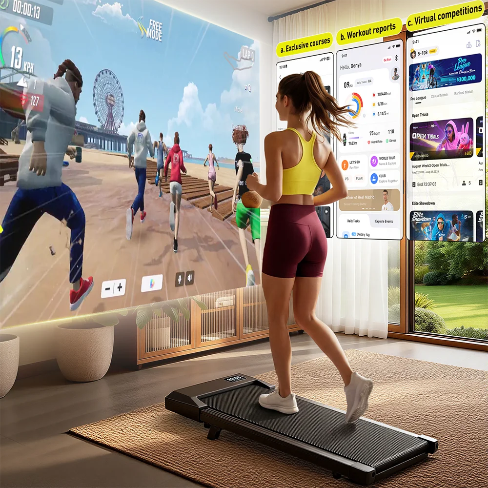 Superun Portable Walking Pad Treadmill for Home and Office Use