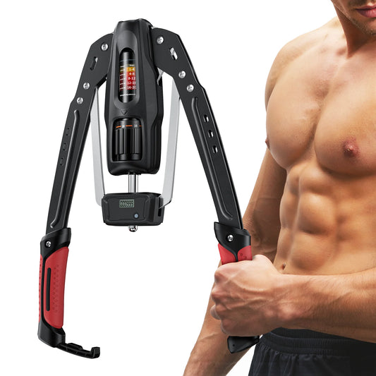 MERACH Adjustable Hydraulic Arm Trainer With Digital Rep Counter