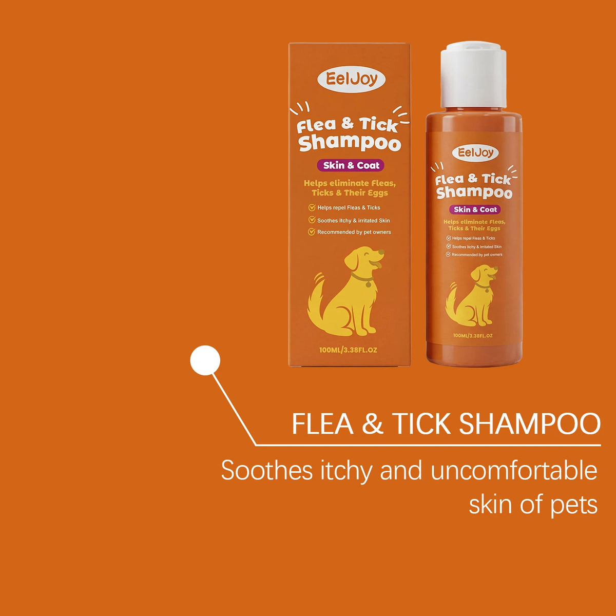 Gentle Pet Shampoo for Cleaning Odor Control and Coat Care