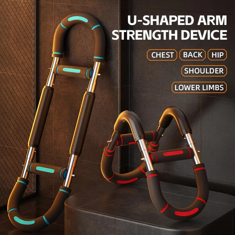 Adjustable U-Shaped Arm Trainer for Upper Body Strength