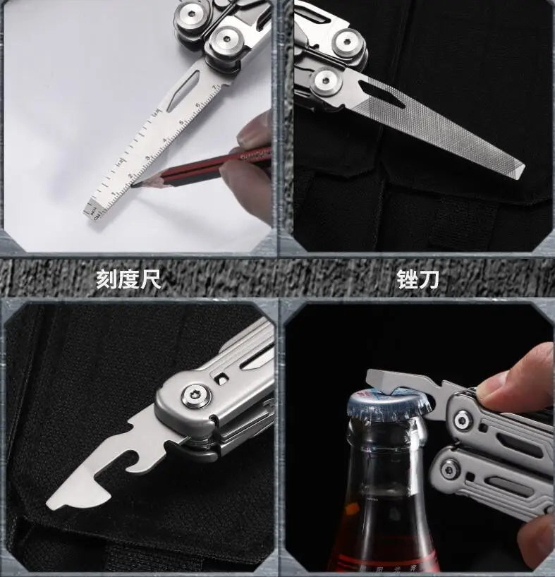 Daicamping DL10 Folding Multitool With Emergency Knife And Pliers