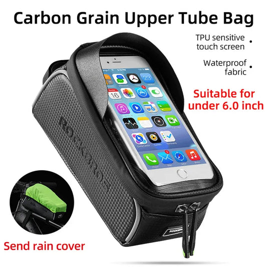 ROCKBROS Waterproof Touchscreen Bicycle Frame Bag for Cycling