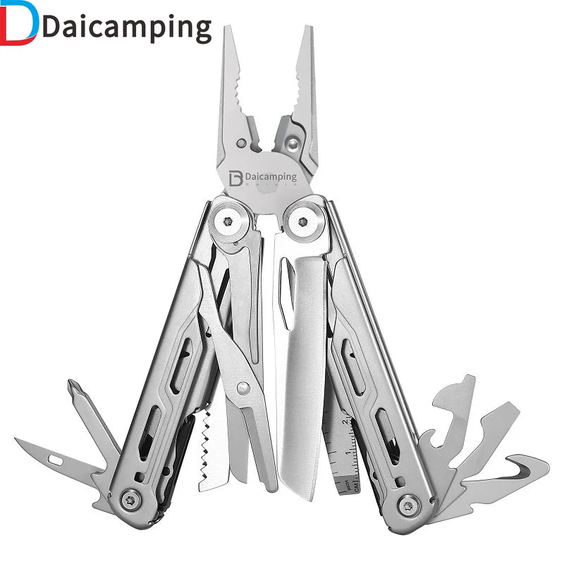 Daicamping DL10 Folding Multitool With Emergency Knife And Pliers