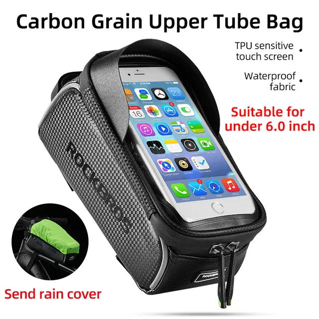ROCKBROS Waterproof Touchscreen Bicycle Frame Bag for Cycling