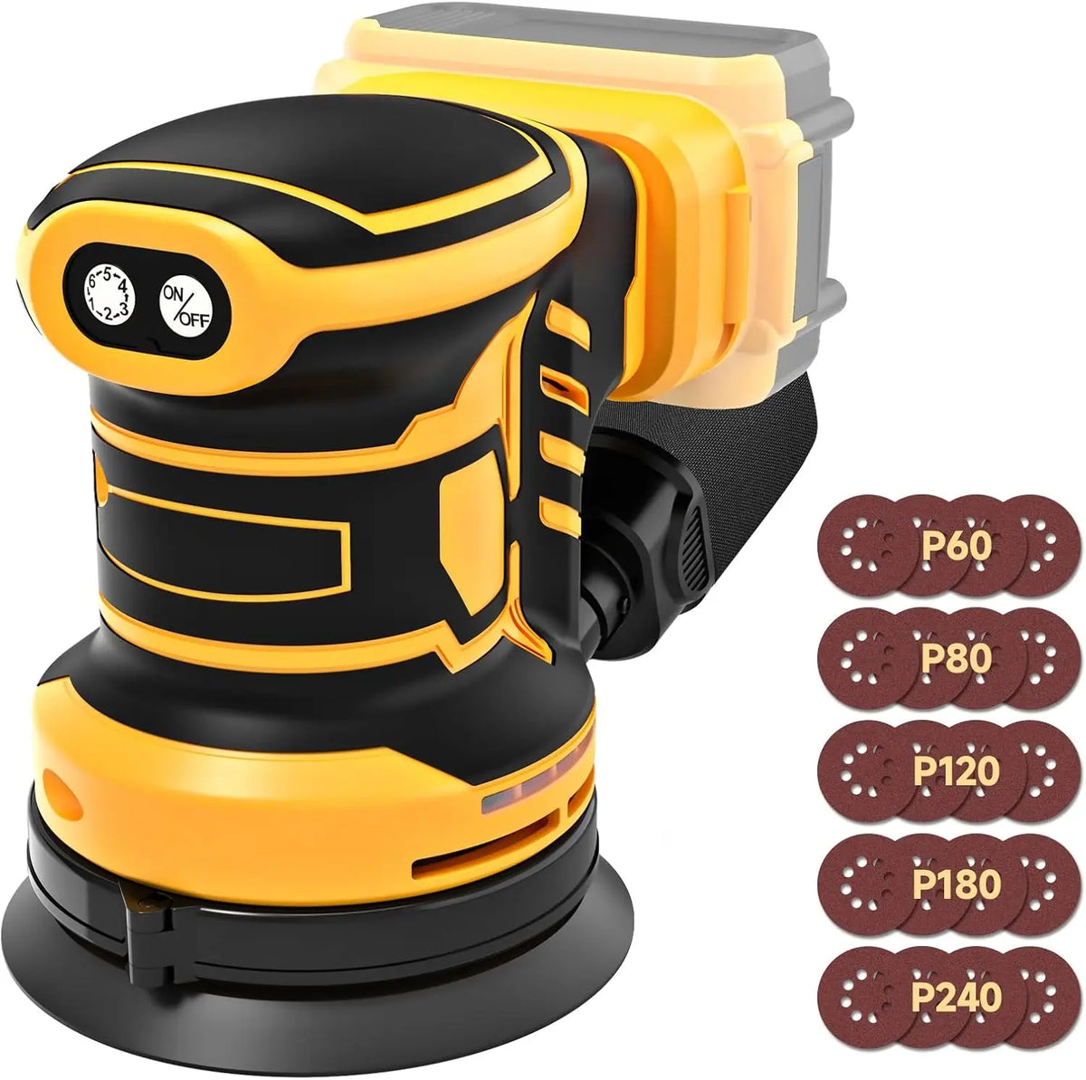 DeWalt Cordless Brushless Orbital Sander With Dust Collection