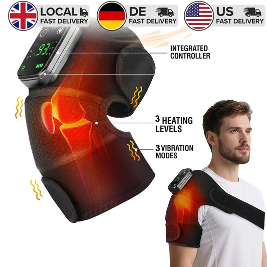 Hailicare Cordless 3-In-1 Thermal Knee Brace With Vibration Massage