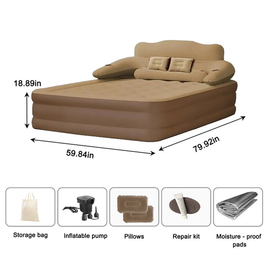 Automatic Inflatable Camping Mattress With Built In Pump for Indoor Outdoor Use