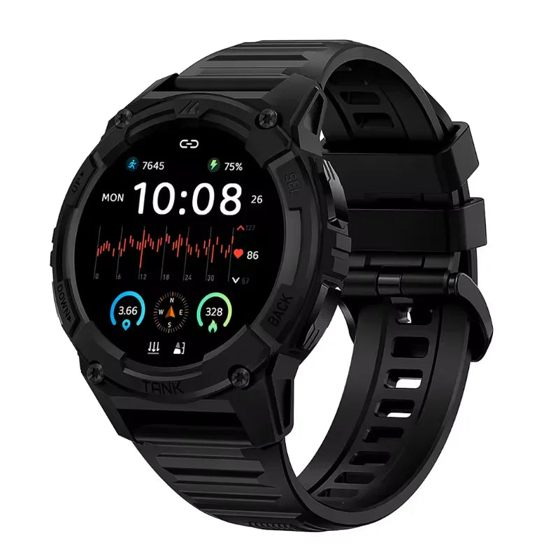 KOSPET Tank S2 GPS AMOLED Smartwatch With Bluetooth Calling