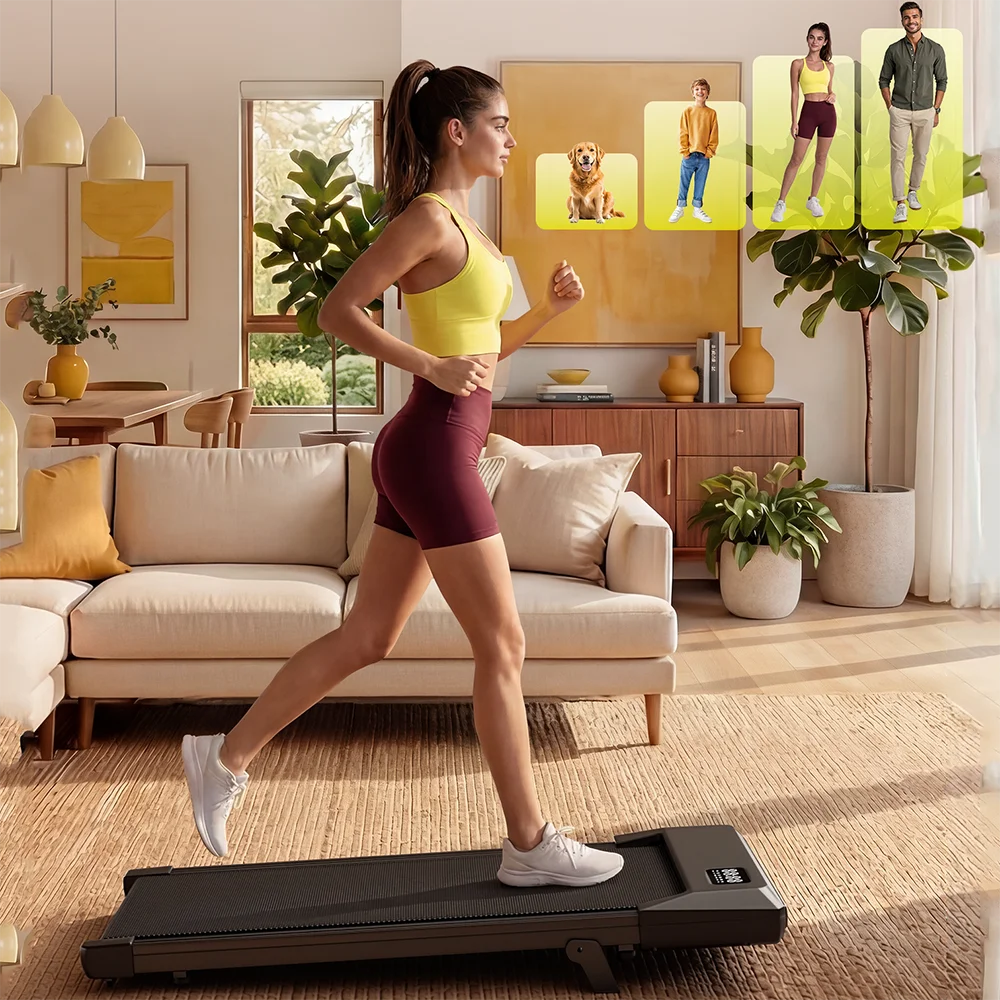 Superun Portable Walking Pad Treadmill for Home and Office Use