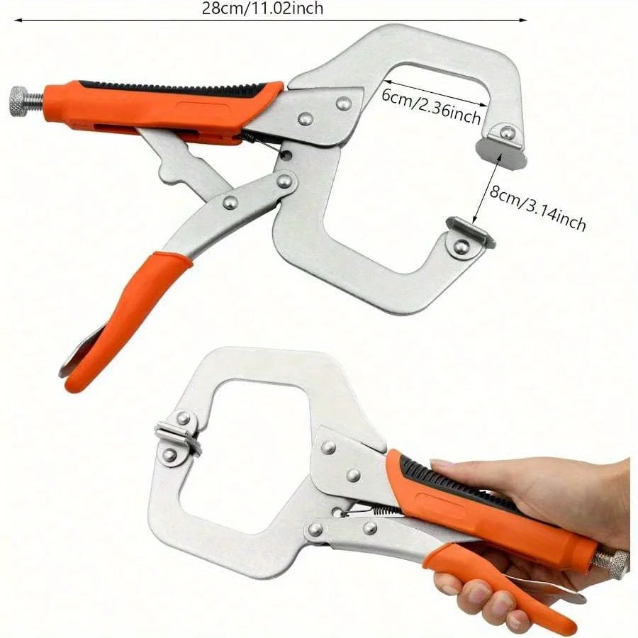 Heavy Duty Adjustable Locking Pliers for Woodworking and Welding