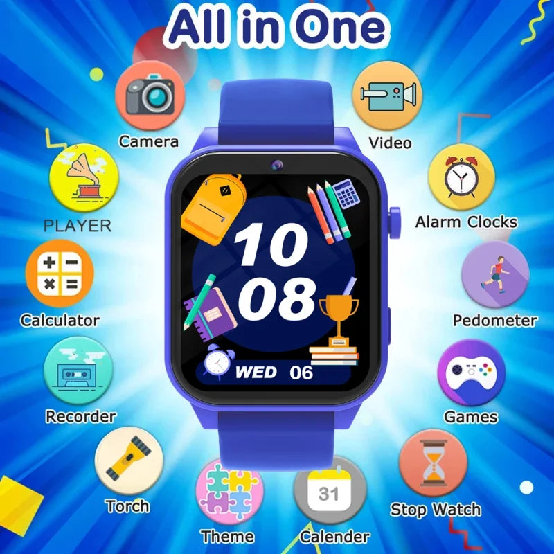 Kids Smartwatch With Wireless Calling, Music Playback And Activity Tracking