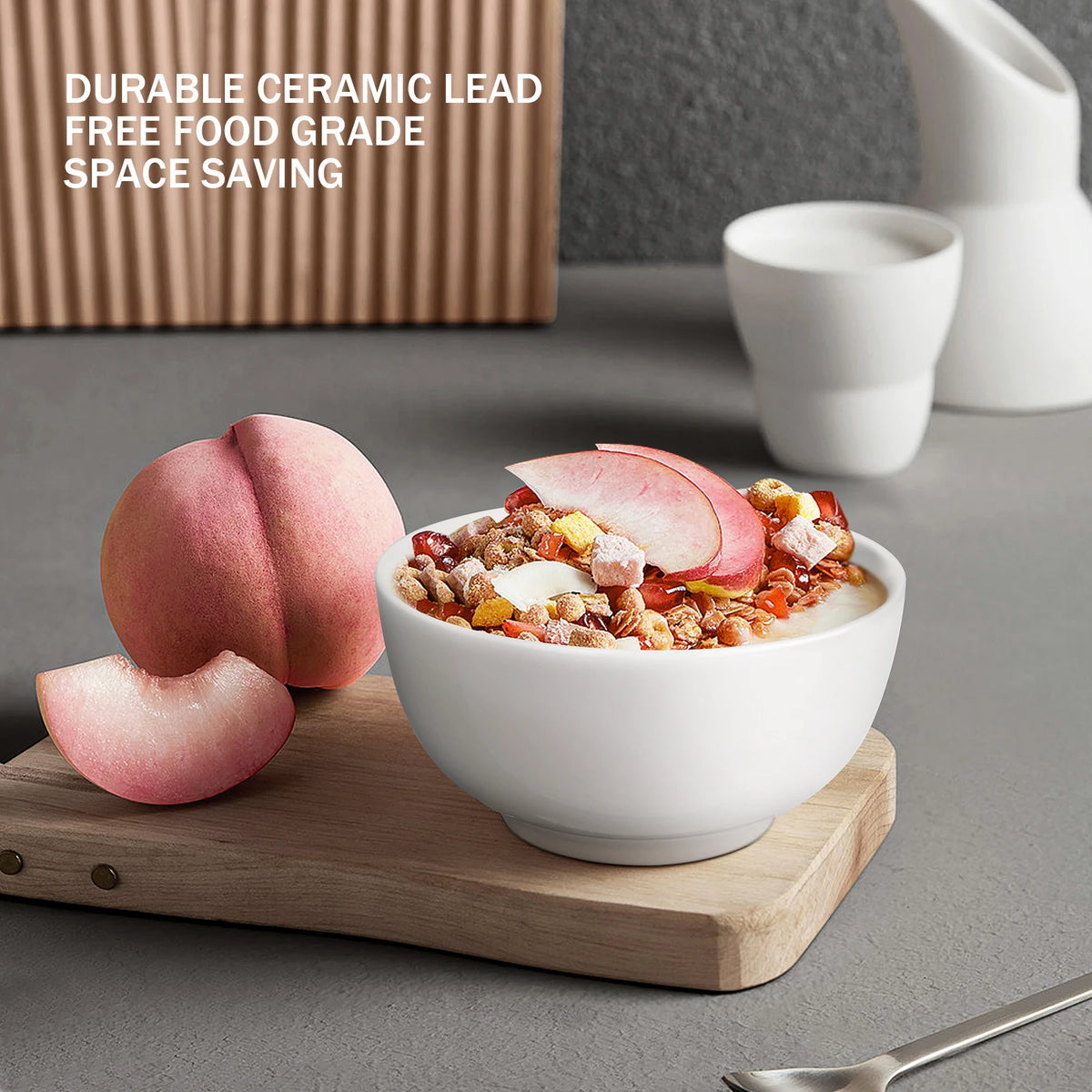 Porcelain Bowls for Cereal Soup Salad Pasta and Everyday Use
