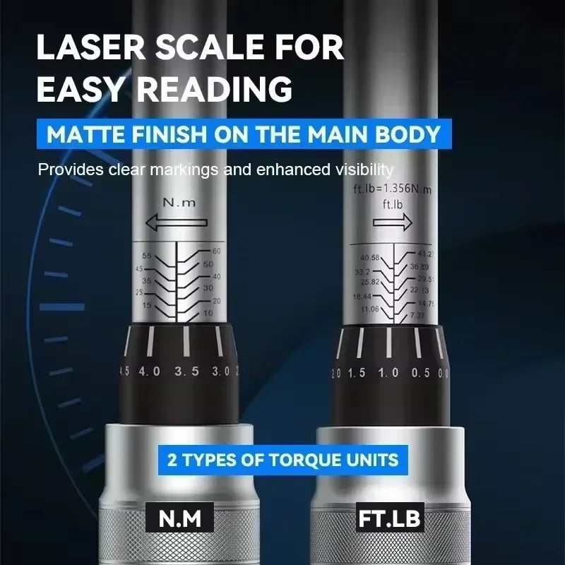 Professional Adjustable Torque Wrench For Bicycle And Automotive Repair Tools